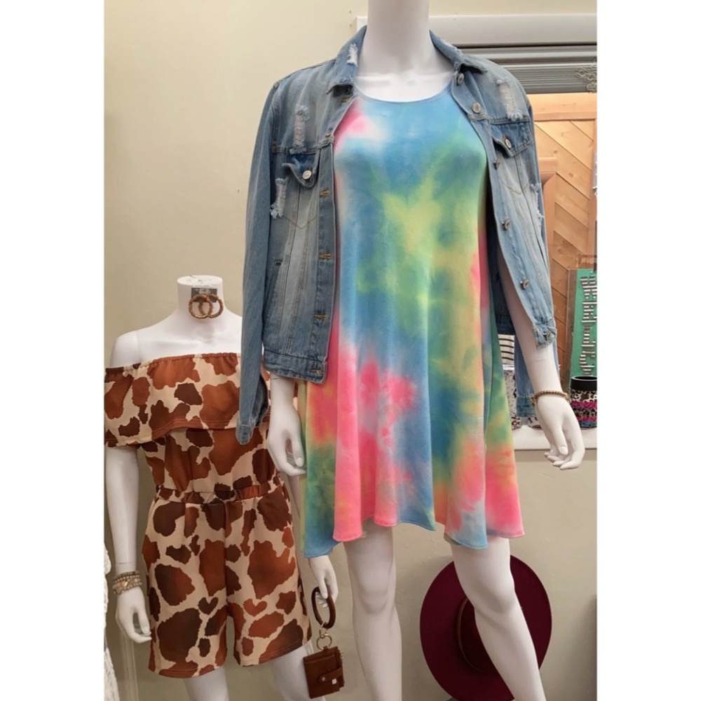 Tie Dy Tank Dress